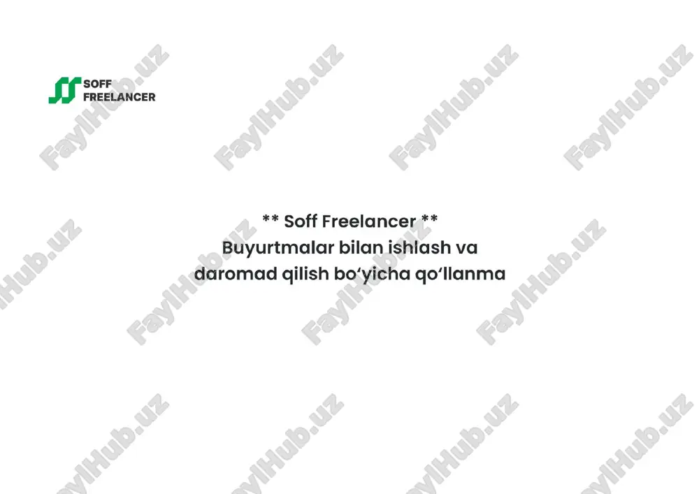 soff freelancer — PDF