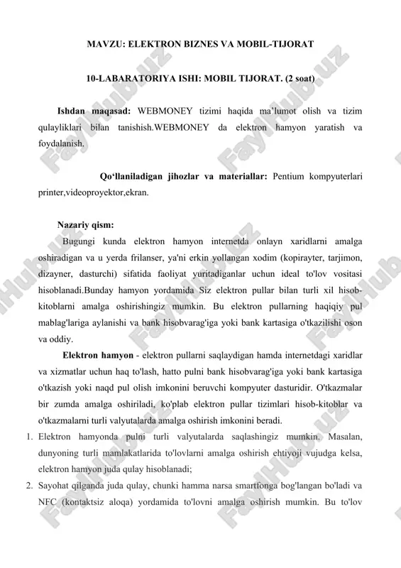 webmoney tizimi — DOC