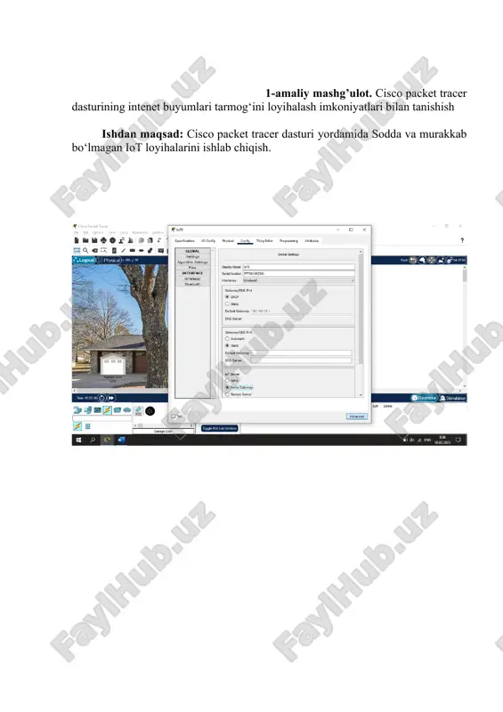 cisco packet tracer — DOCX
