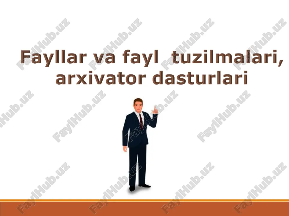 fayllar va fayl tuzilmalari — PDF