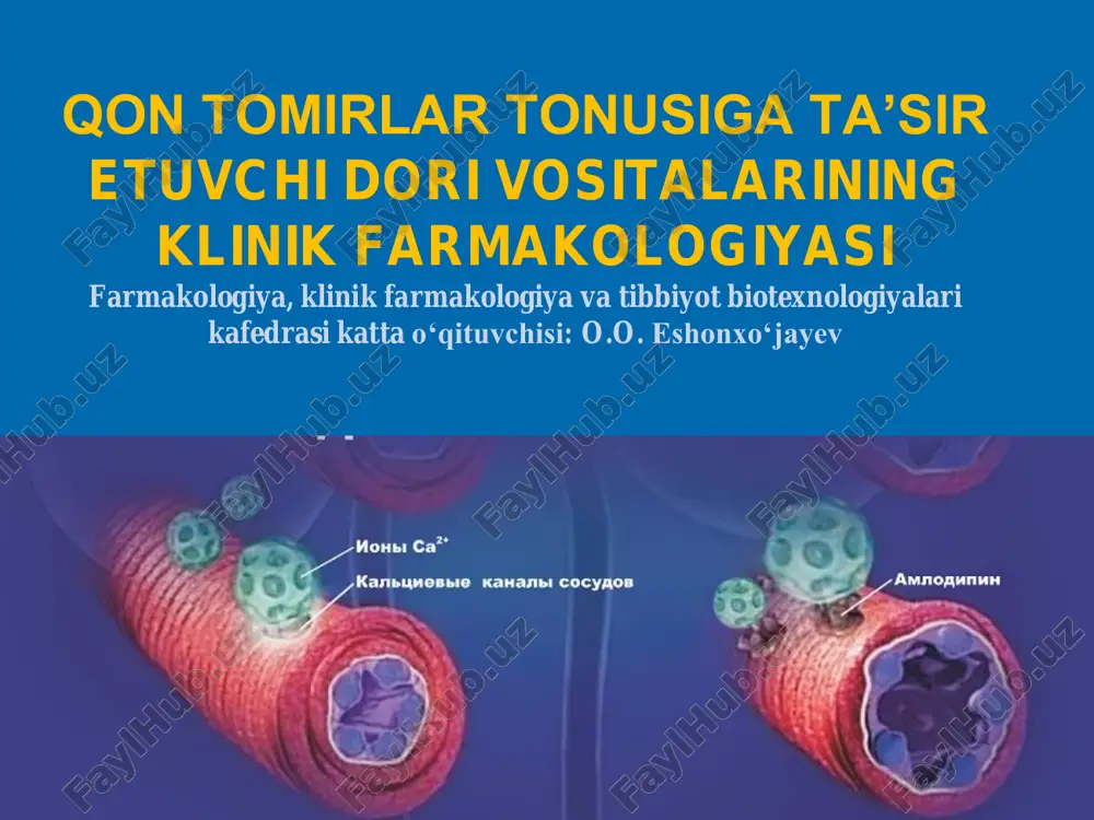 antigipertenziv dori vositalari — PDF