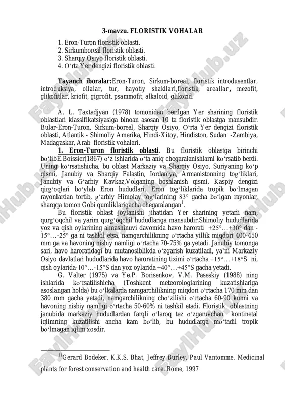 floristik vohalar — PDF