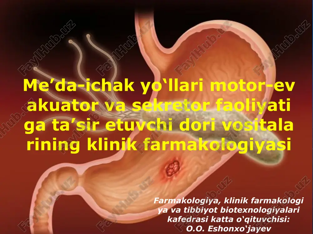 me’da-ichak yara kasalligi va uni davolash metodi — PDF