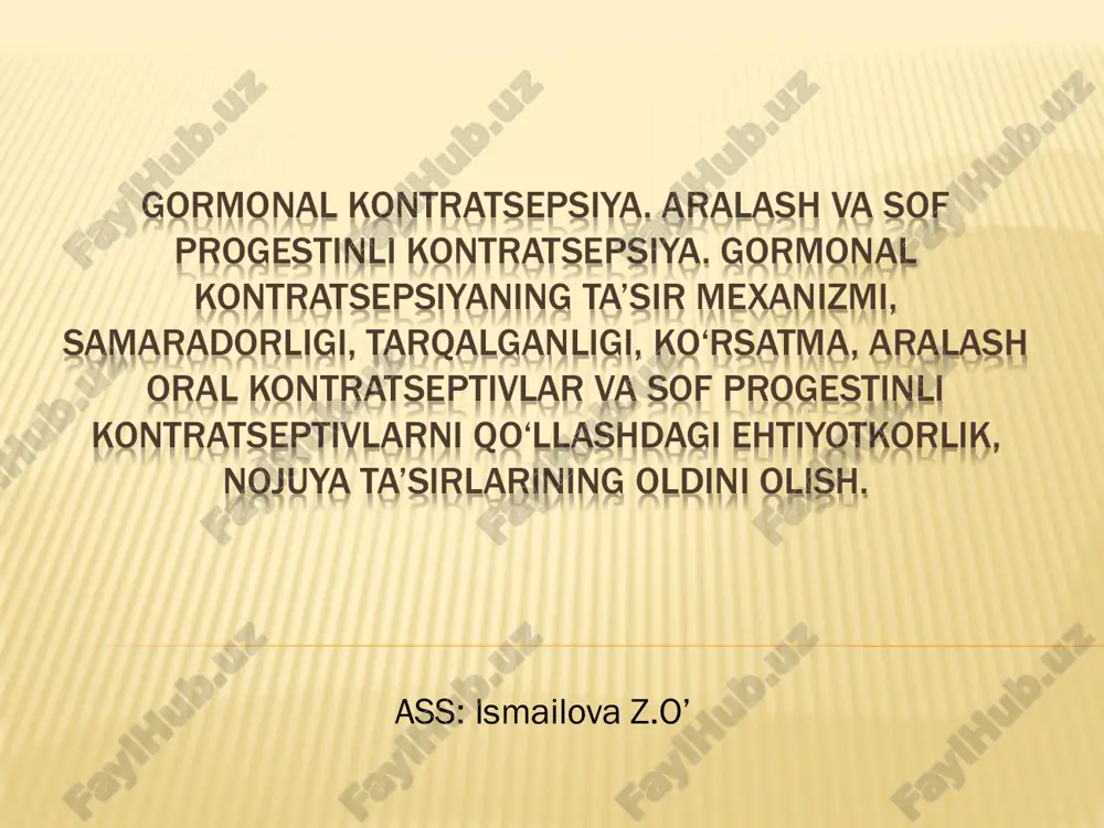 gormonal kontratseptsiya — PDF