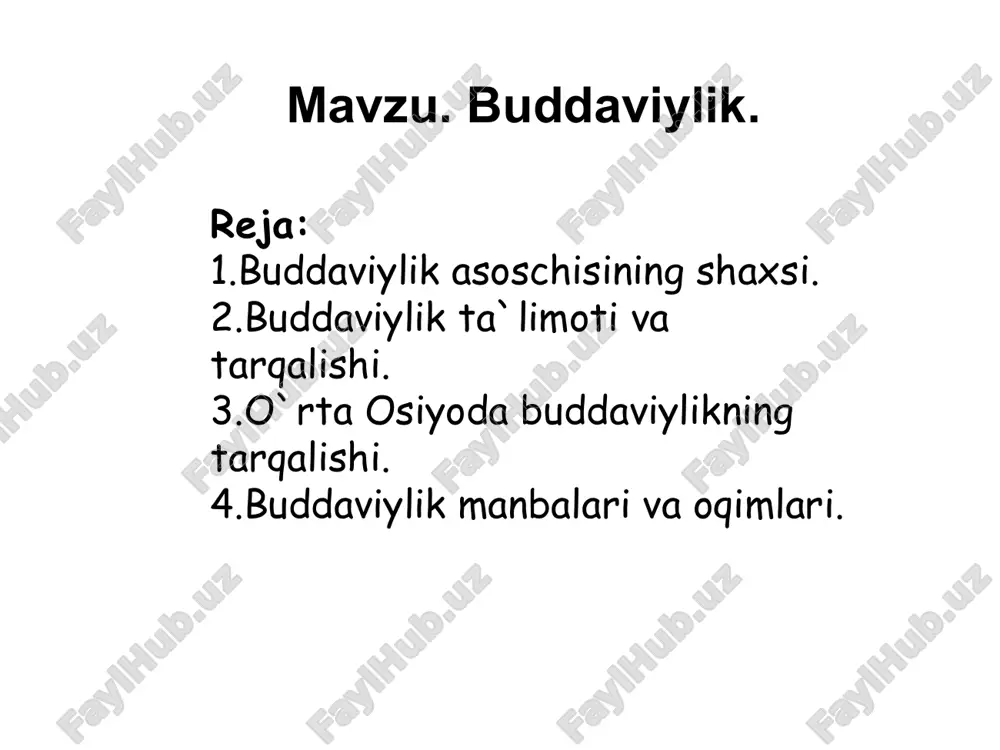 buddaviylik — PPTX