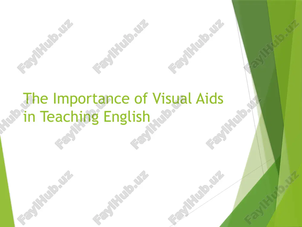 visual_aids_in_teaching_english ubs — PPTX