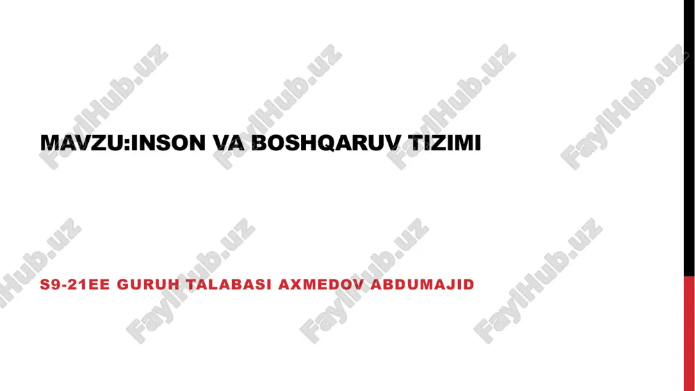 avtomatlashtirilgan energiya nazorati tizimi — PDF