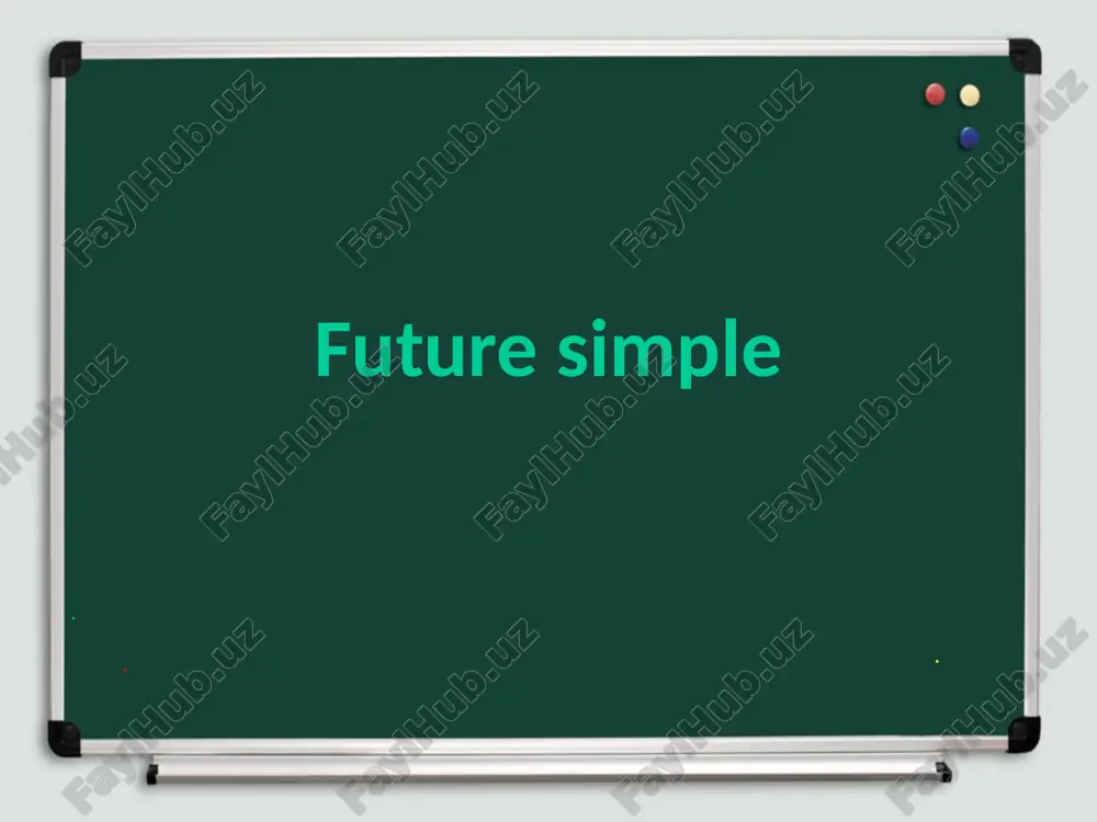 future simple — PPTX