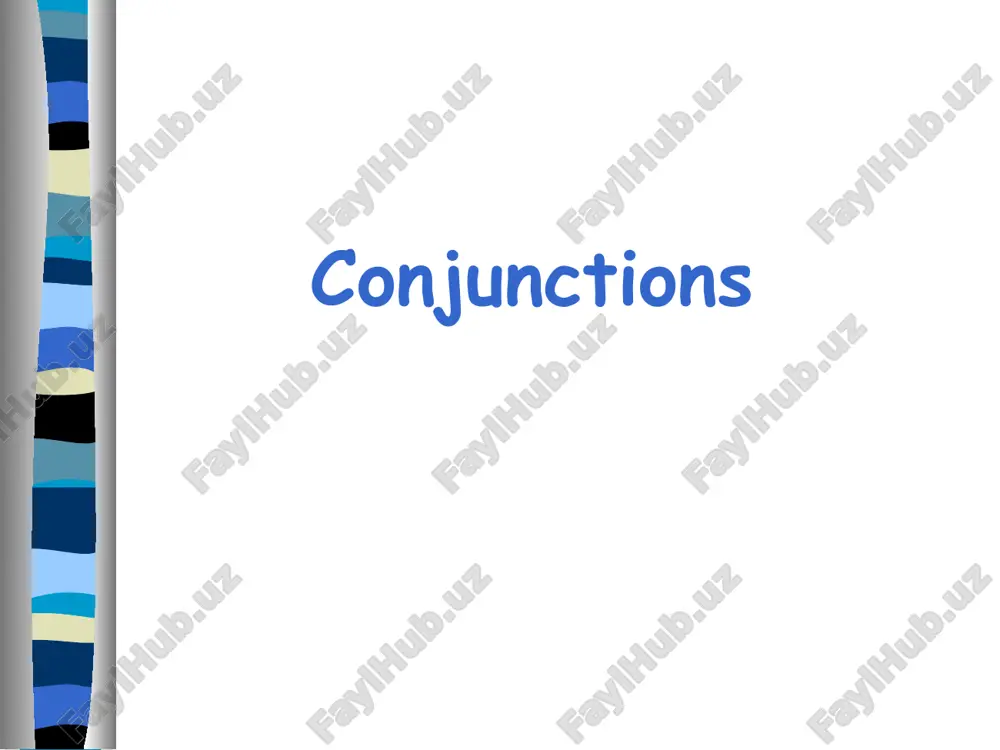 conjunctions — PPTX