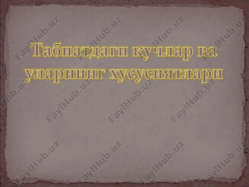 deformatsiya va uning turlari — PPT