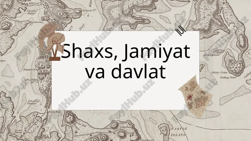 jamiyat va davlat — PPTX