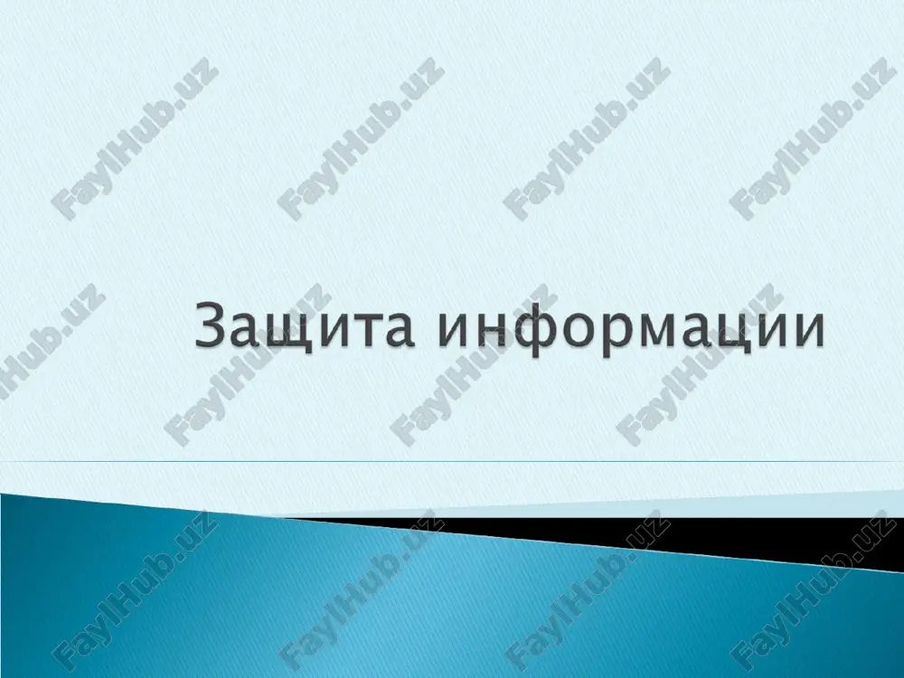 informatsiya. osnovnie ponyatiya — PPT