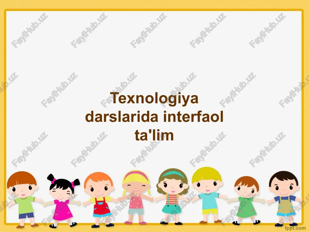 interfaolta'lim mavzusi — PPTX