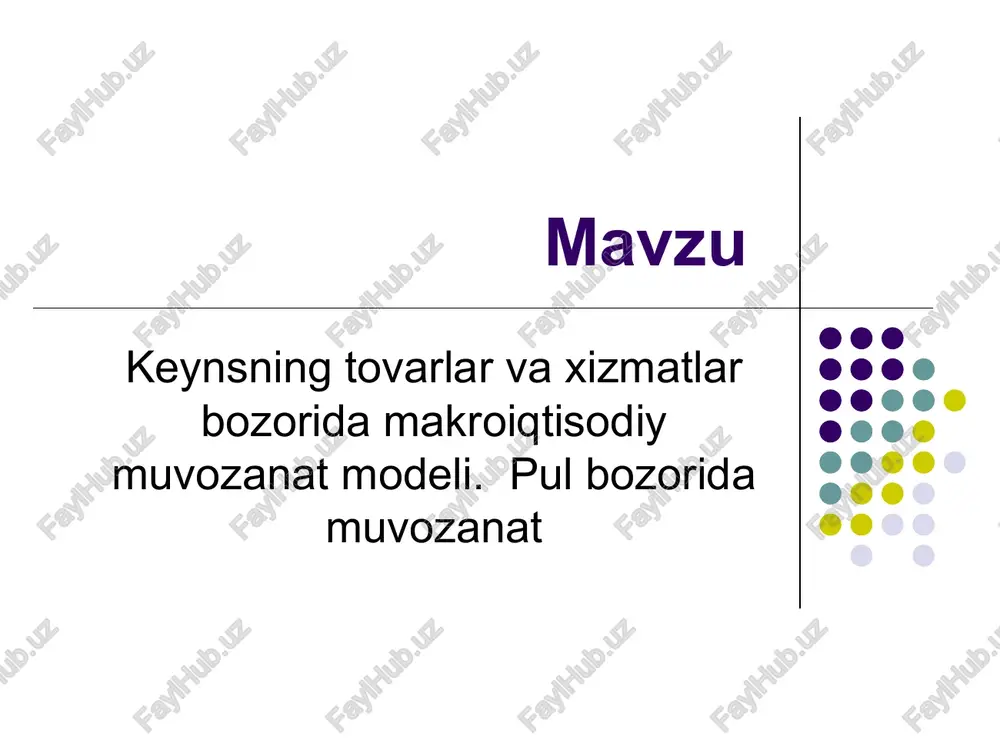 makroiqtisodiyot — PPT