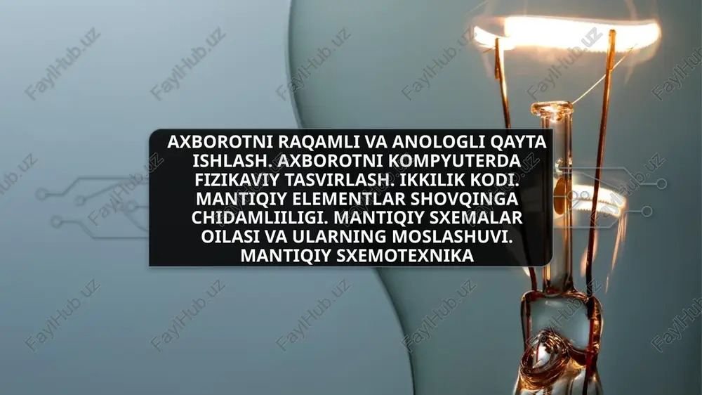 sanoq sistemalari — PPTX
