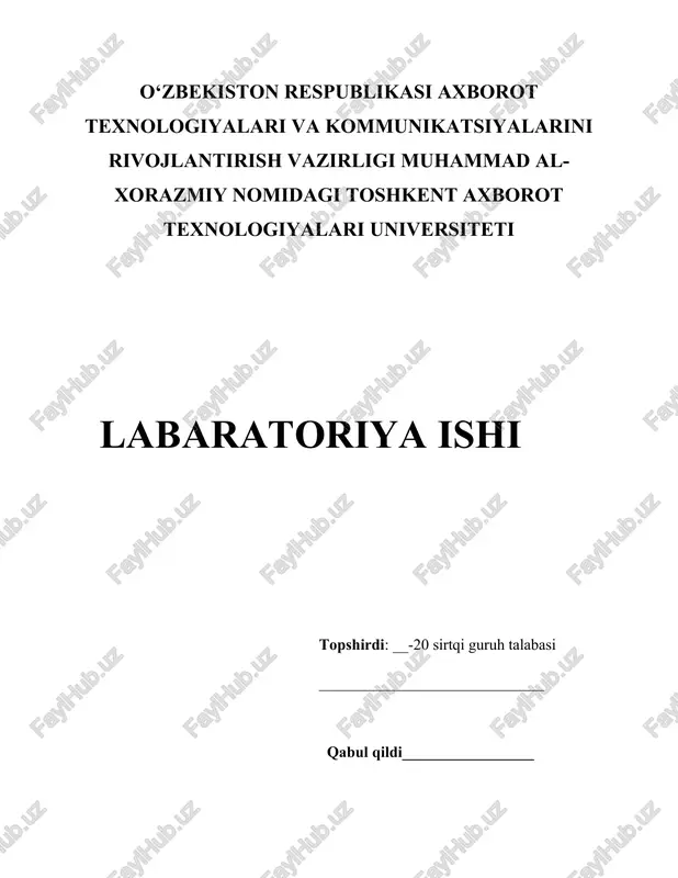 switch case tanlash operatori — DOCX