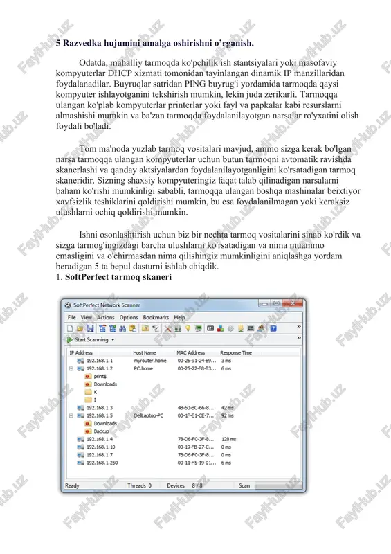 softperfect tarmoq skaneri — DOCX