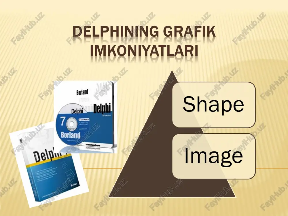delphining grafik imkoniyatlari — PPT