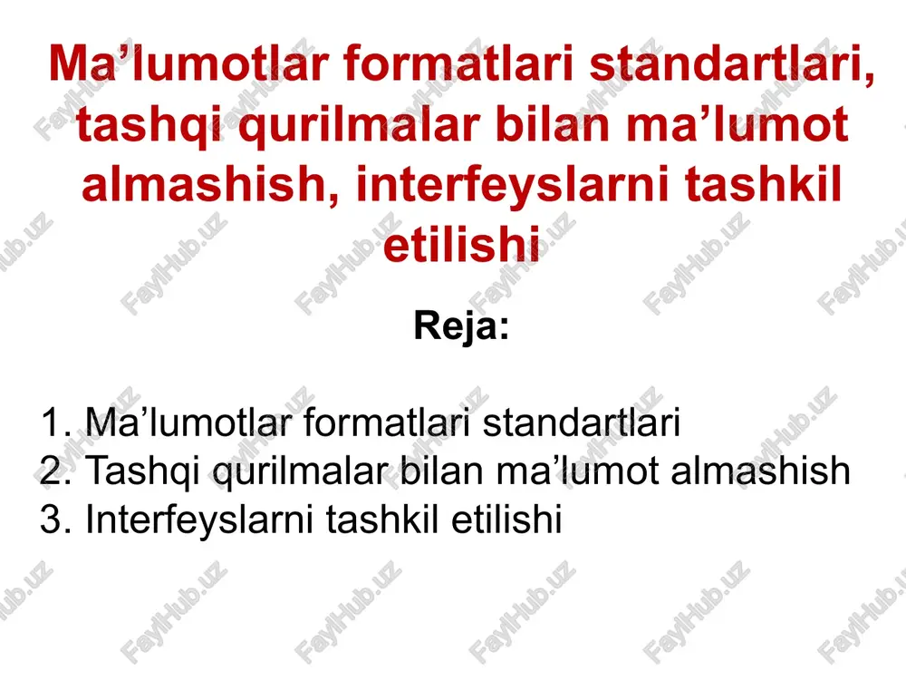 ma’lumotlar formatlari standartlari — PPTX