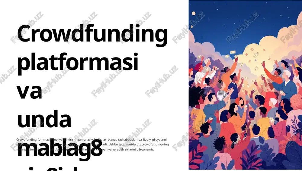 crowdfunding platformasiva — PPTX