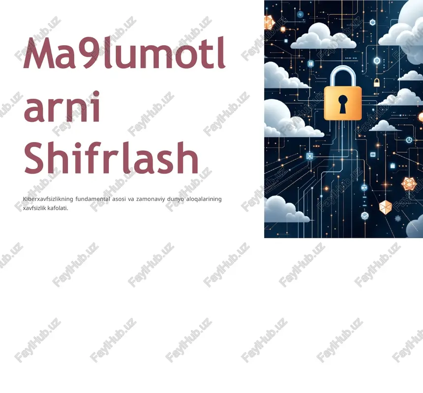 shifrlash — PPTX