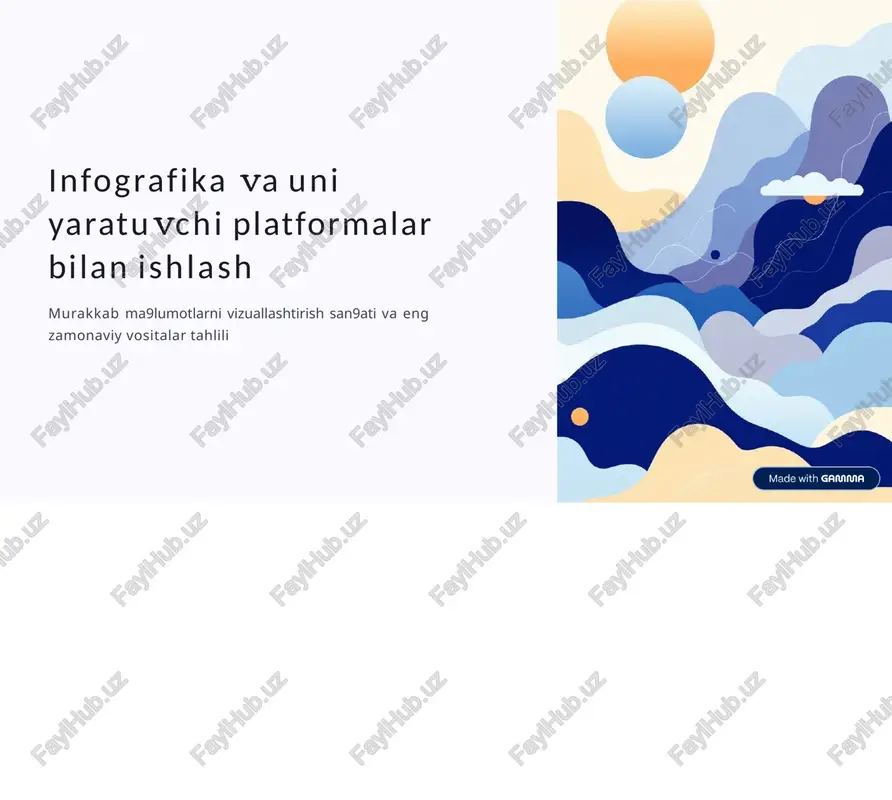 infografika — PPTX