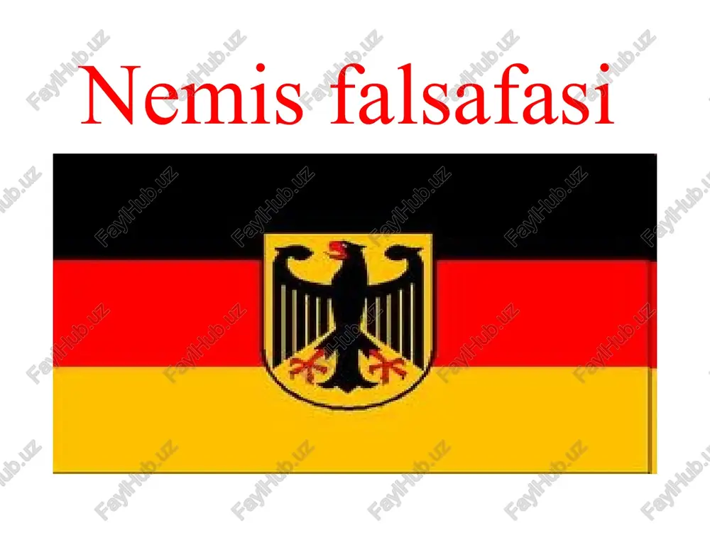 nemis falsafasi — PPT