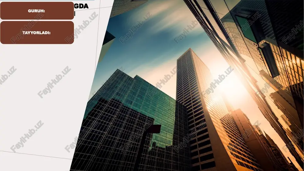 marketingda reklama o'rni — PPTX