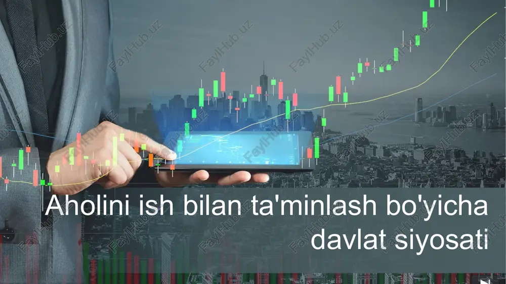 ishbilan ta'minlash bo'yicha milliy siyosat — PPTX