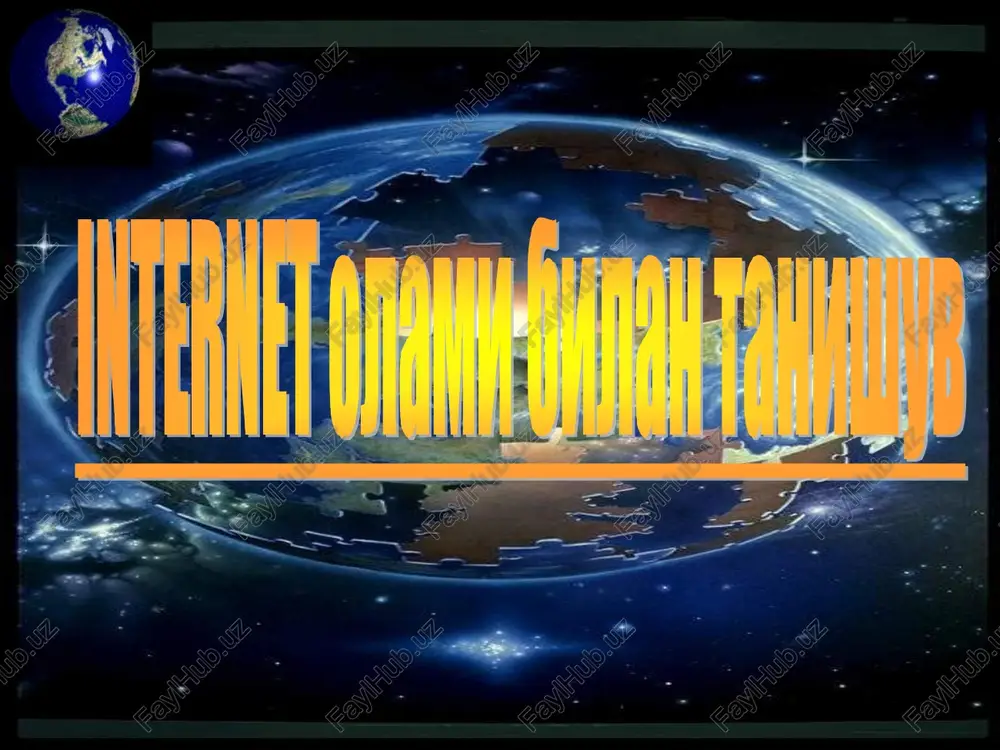 internet — PPT