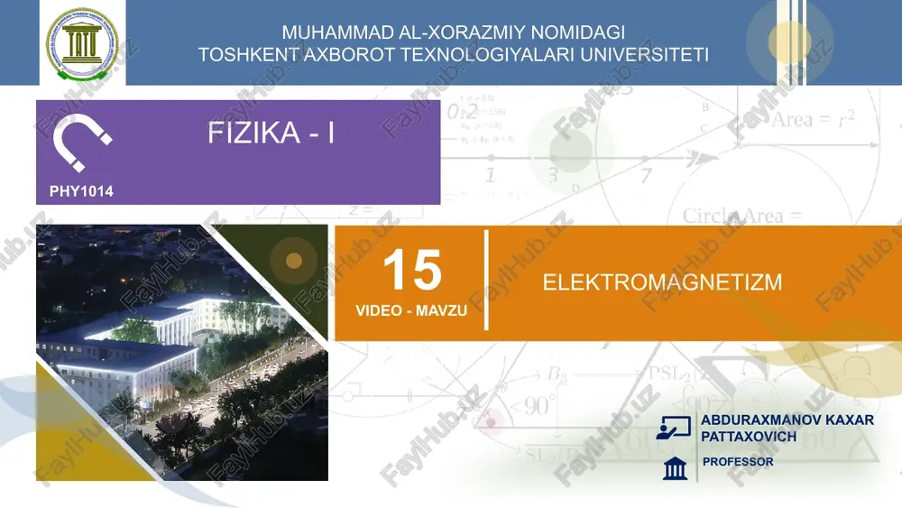 fizika-i phy1014 elektromagnetizm — PPTX