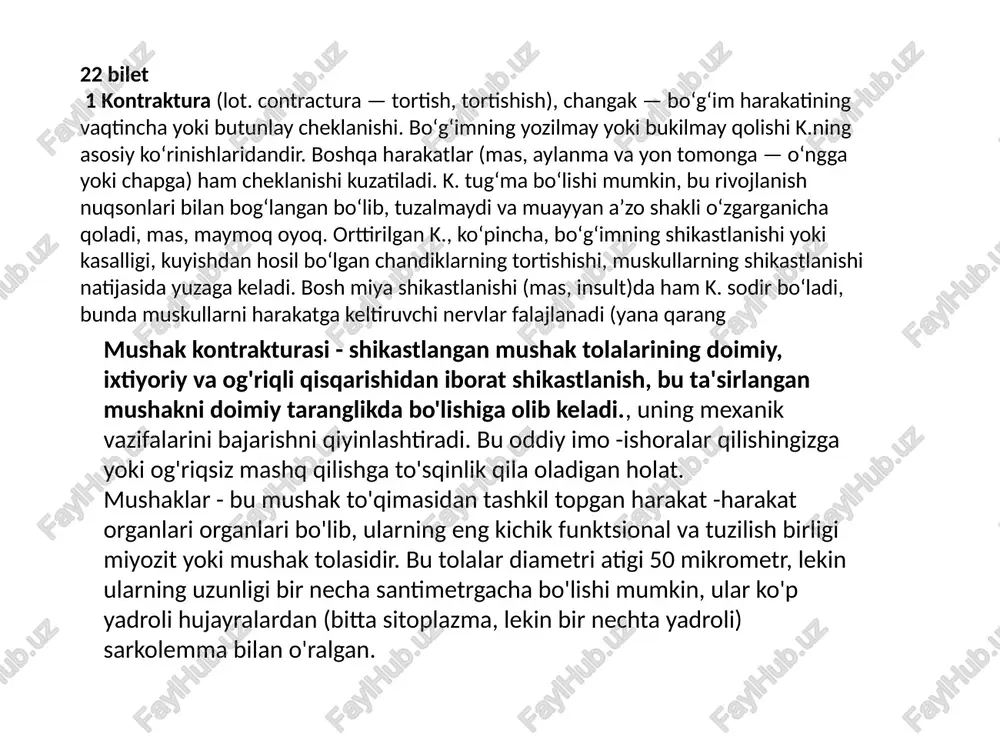 kontraktura — PPTX