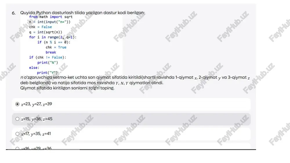 python dasturlash tili — PPTX