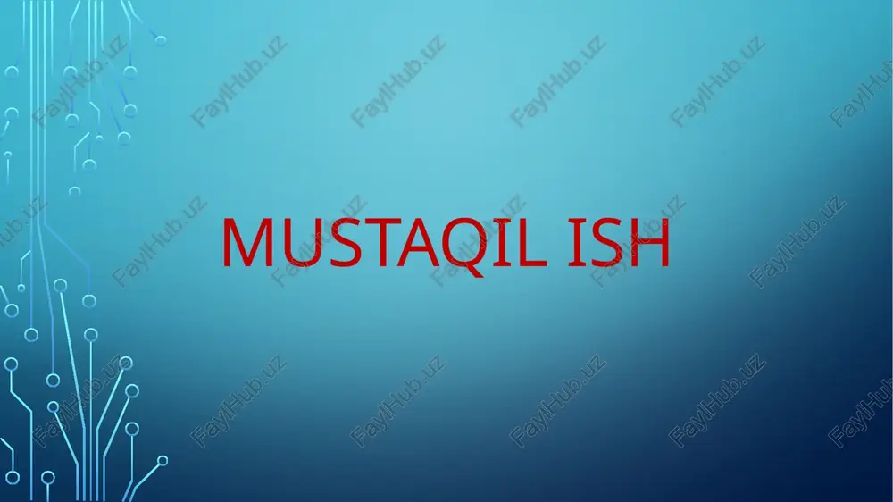 assemblerda dasturlash. sodda dasturlarni ishlab chiqish — PPTX