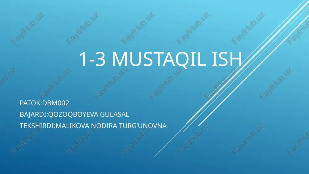 3mustaqilish — PPTX
