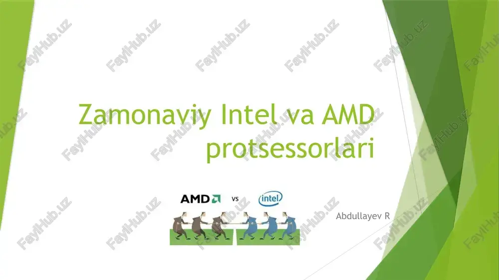 amd vs (intel) — PPTX