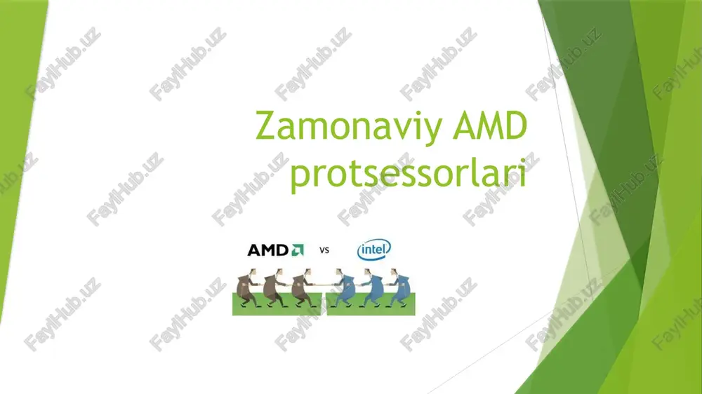 amd protsessorlari — PPTX