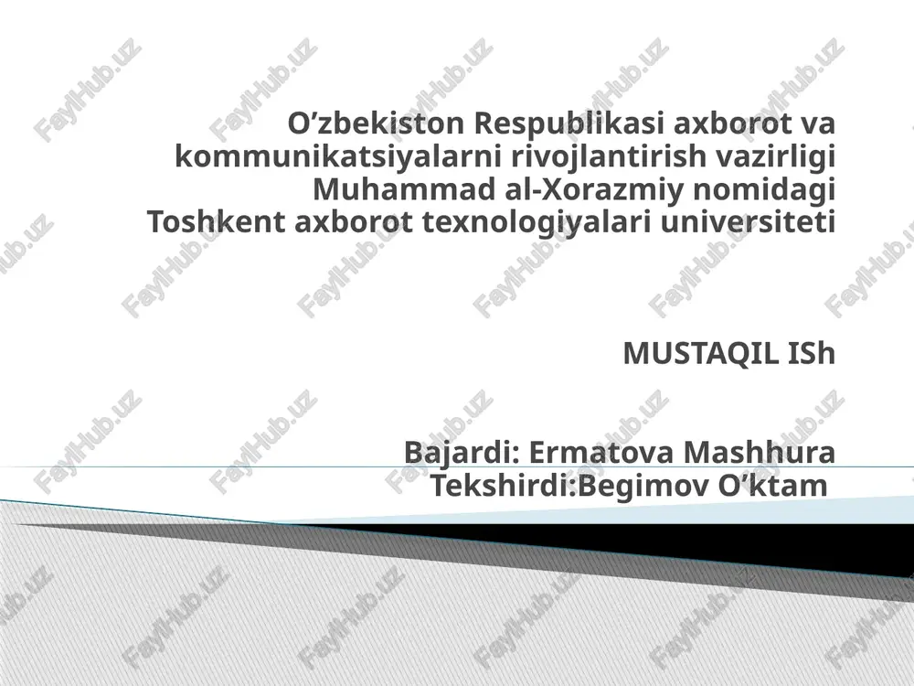 ermatova mashhura — PPTX