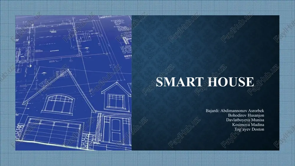 smart house — PPTX