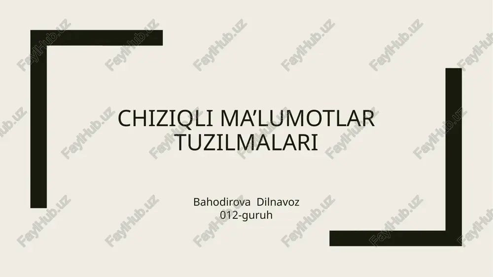 chiziqlima’lumotlartuzilmalari — PPTX
