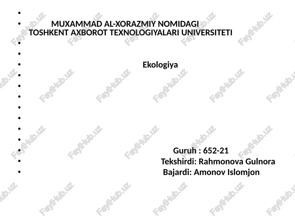 ekologiyagaoidatamalar — PPTX
