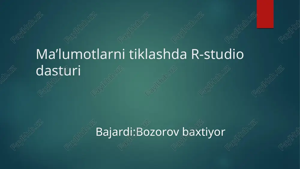 rstudio — PPT