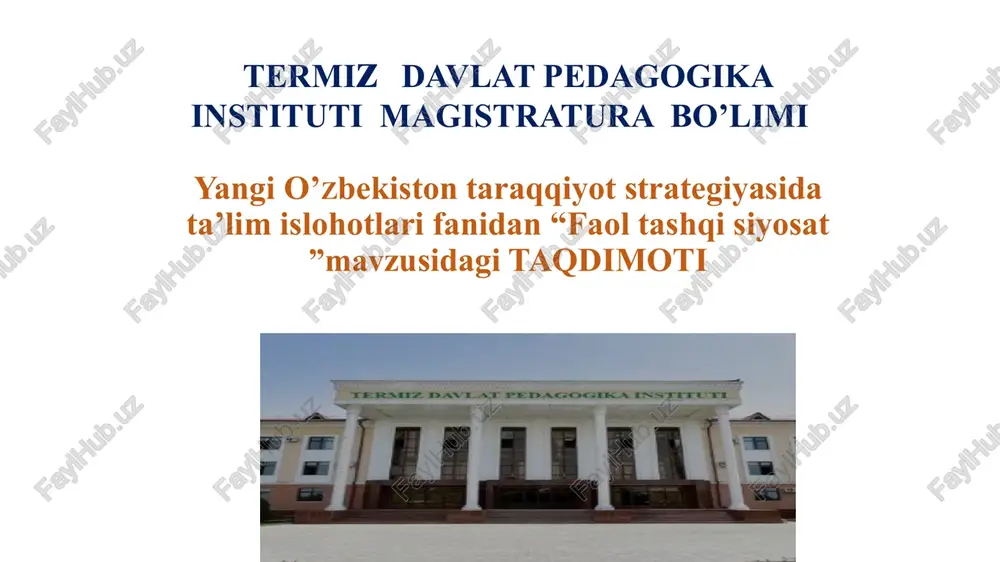 faoltashqisiyosat — PPTX