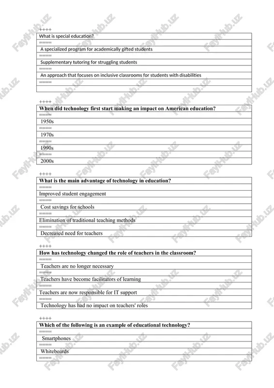 special education program — DOCX
