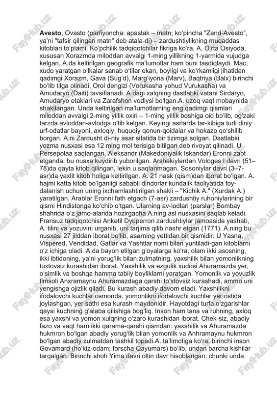avesto, ovasto — DOCX