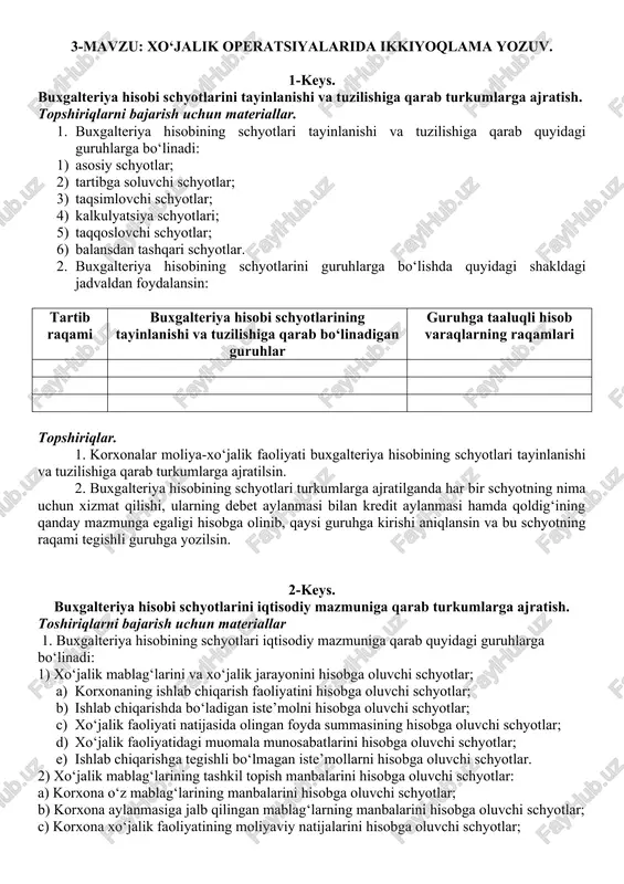xo‘jalik operatsiyalarida ikkiyoqlama yozuv — DOCX