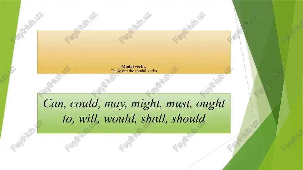 modal verbs — PPTX