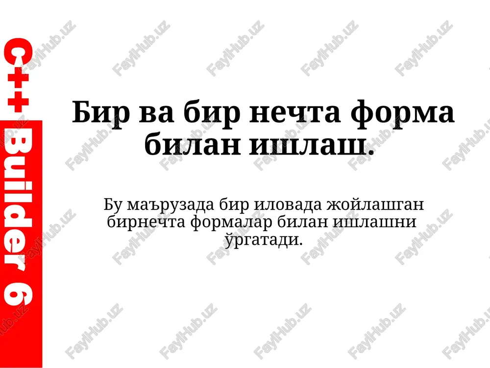 ixtiyoriy ilova — PPTX