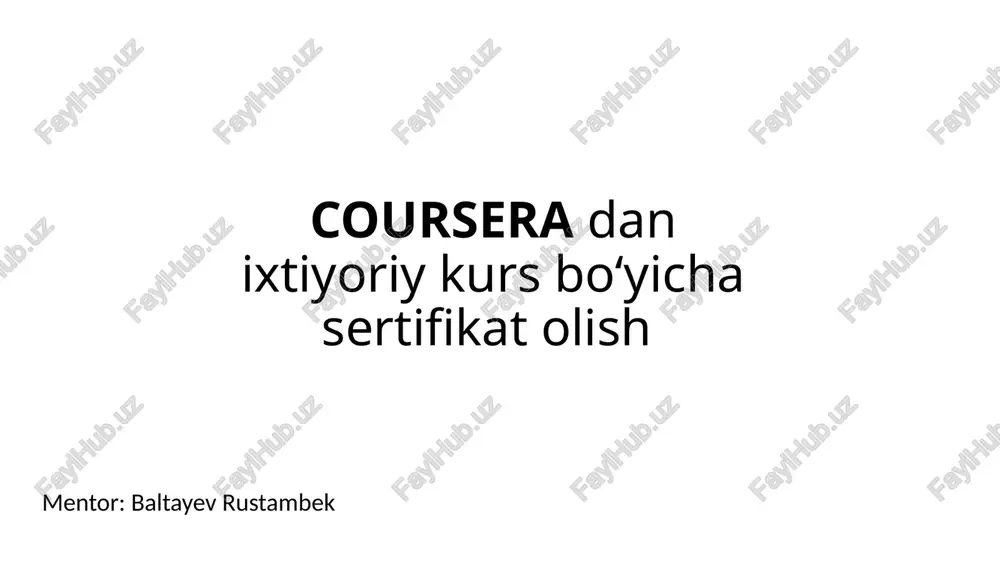 coursera — PPTX
