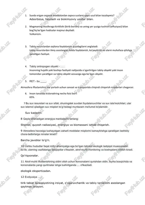 tabiiy antropogen obyekt — DOCX